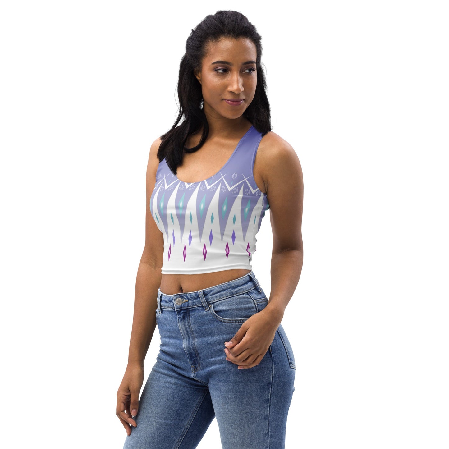 Elsa Frozen Crop Top adult disneyadult elsa costumedisney crop top#tag4##tag5##tag6#