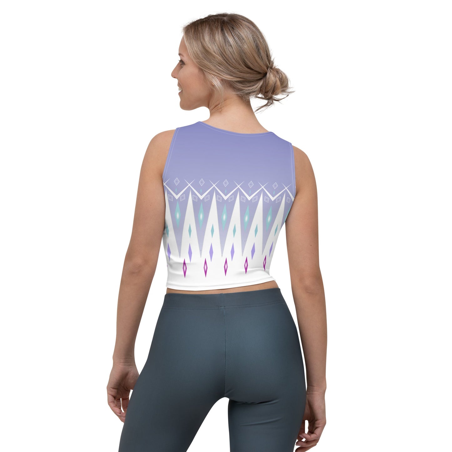 Elsa Frozen Crop Top adult disneyadult elsa costumedisney crop top#tag4##tag5##tag6#