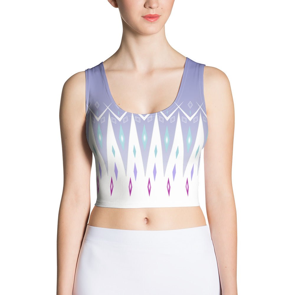 Elsa Frozen Crop Top adult disneyadult elsa costumedisney crop top#tag4##tag5##tag6#