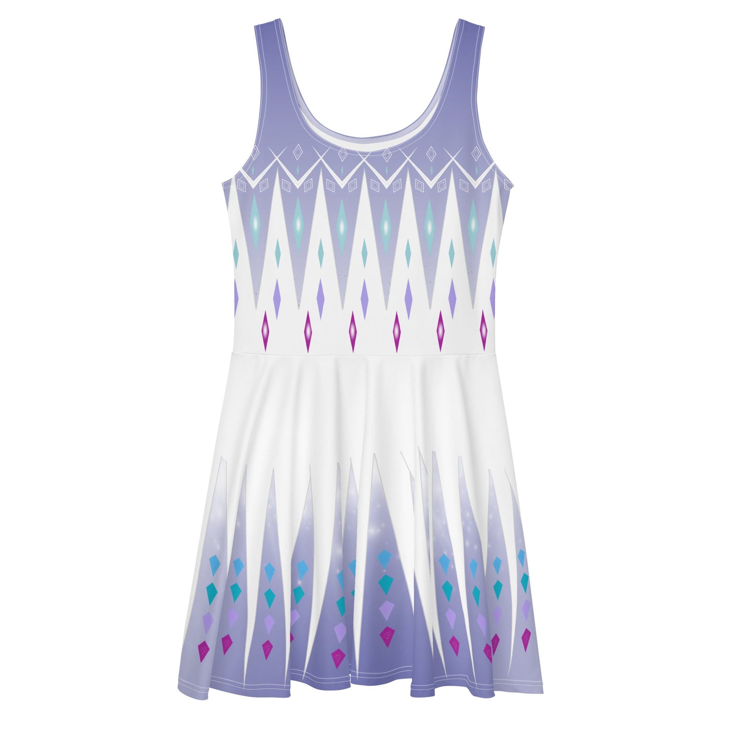 Elsa Frozen Skater Dress adult elsa costumedisney dressdisney dress with pockets#tag4##tag5##tag6#