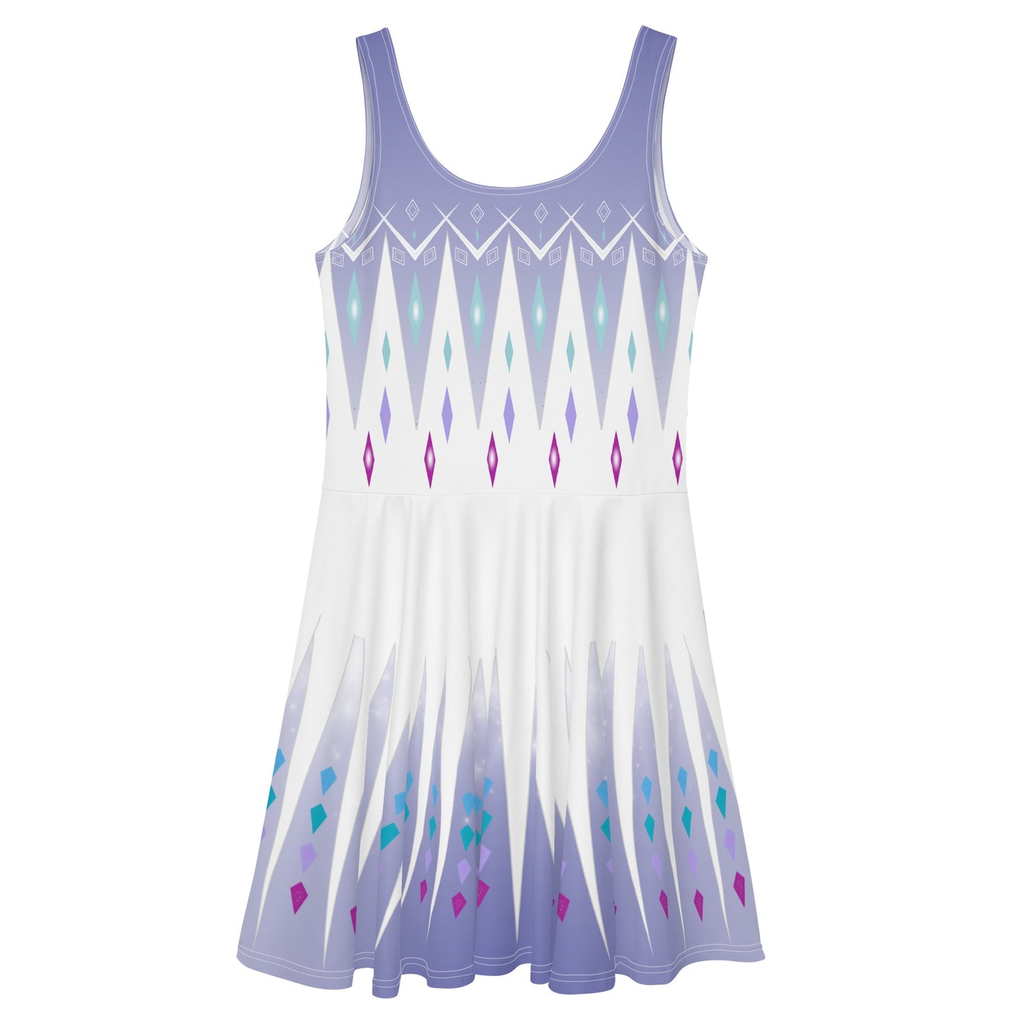 Elsa Frozen Skater Dress adult elsa costumedisney dressdisney dress with pockets#tag4##tag5##tag6#