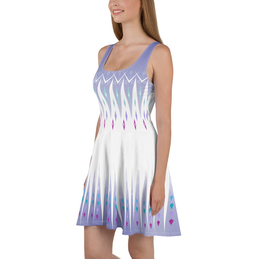 Elsa Frozen Skater Dress adult elsa costumedisney dressdisney dress with pockets#tag4##tag5##tag6#