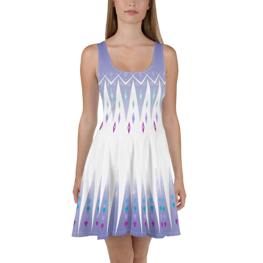 Elsa Frozen Skater Dress adult elsa costumedisney dressdisney dress with pockets#tag4##tag5##tag6#