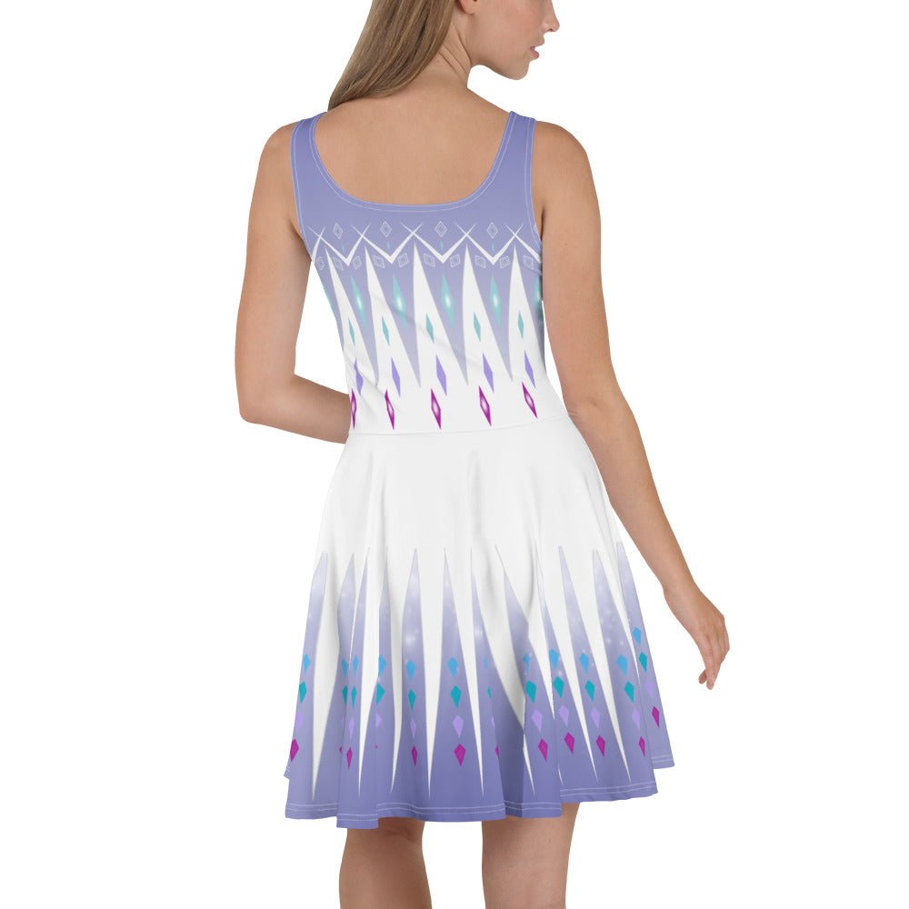 Elsa Frozen Skater Dress adult elsa costumedisney dressdisney dress with pockets#tag4##tag5##tag6#