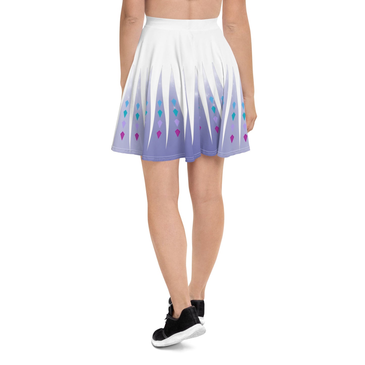 Elsa Frozen Skater Skirt adult elsa costumedisney dressdisney dress with pockets#tag4##tag5##tag6#