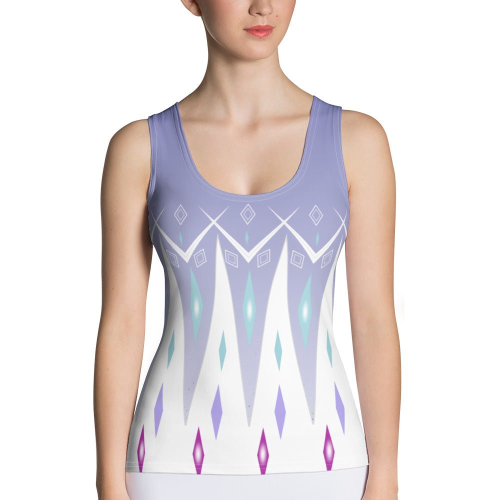 Elsa Frozen Tank Top adult disneyadult elsa costumedisney crop top#tag4##tag5##tag6#