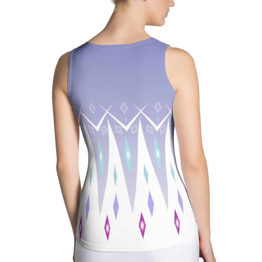 Elsa Frozen Tank Top adult disneyadult elsa costumedisney crop top#tag4##tag5##tag6#