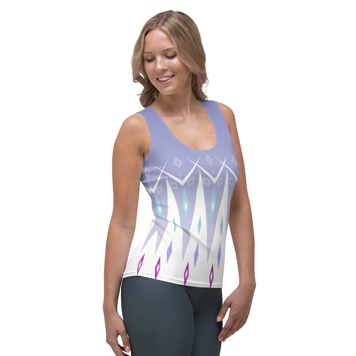 Elsa Frozen Tank Top adult disneyadult elsa costumedisney crop top#tag4##tag5##tag6#