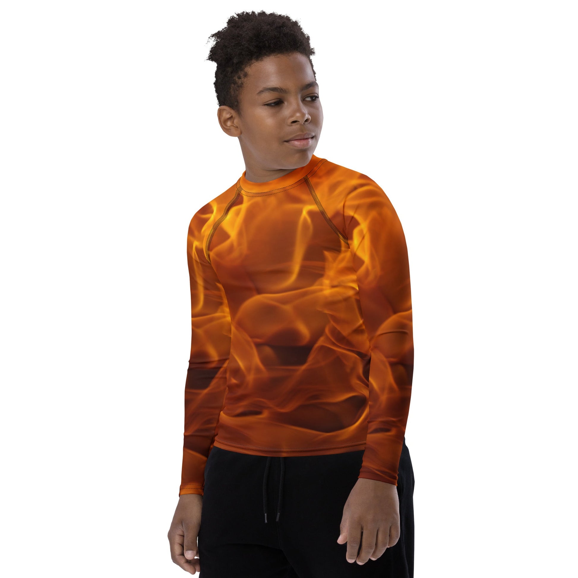Ember Flame Youth Rash Guard Disney Christmasdisney kidLittle Lady Shay Boutique