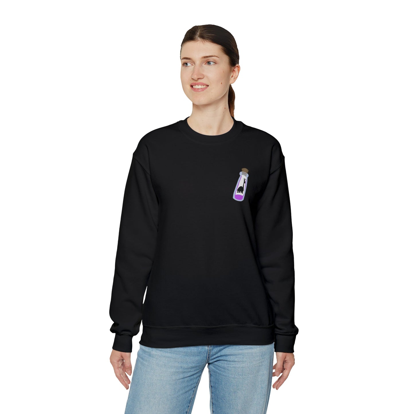 Essence of Llama Unisex Heavy Blend™ Crewneck Sweatshirt Crew neckDTGMen's Clothing#tag4##tag5##tag6#