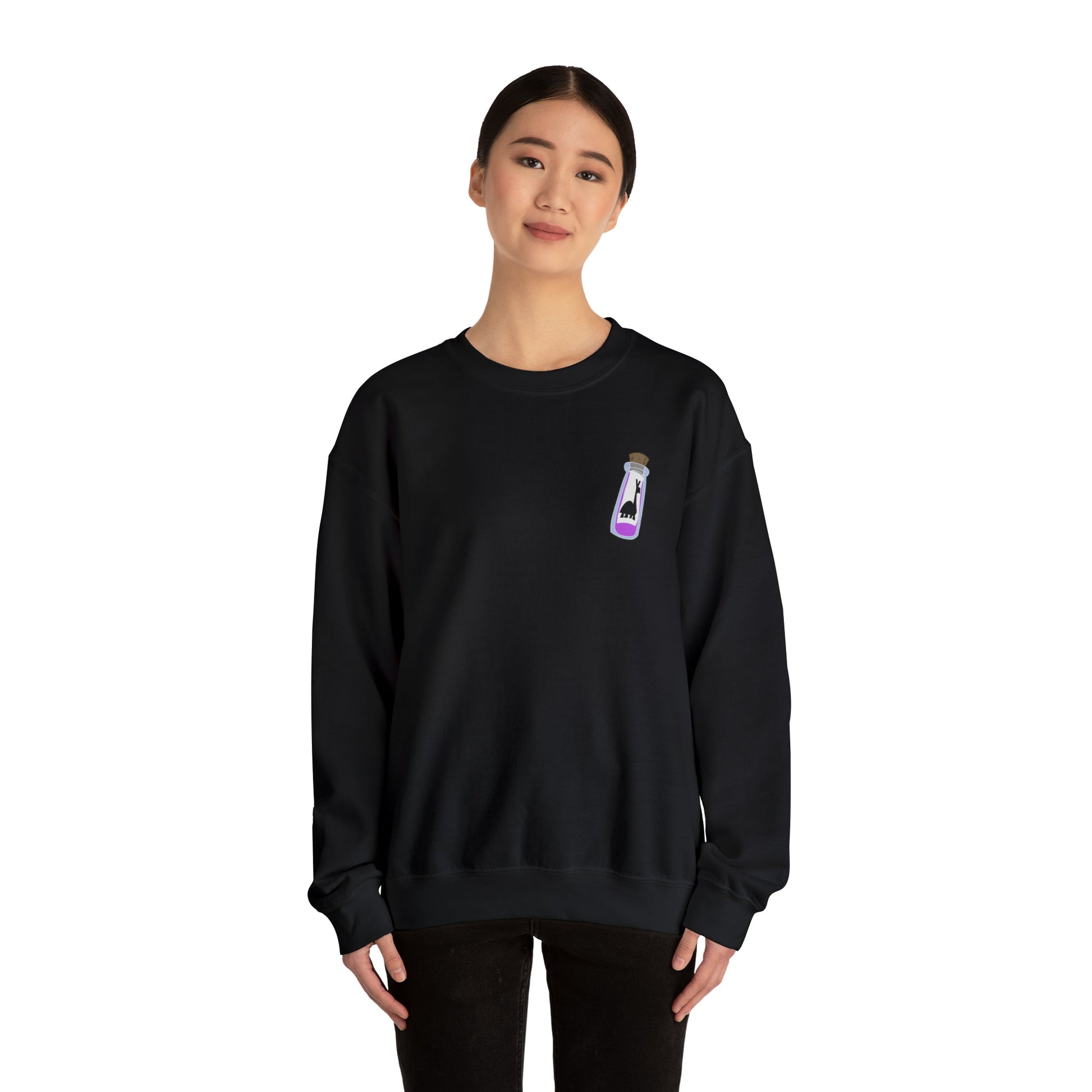 Essence of Llama Unisex Heavy Blend™ Crewneck Sweatshirt Crew neckDTGMen's Clothing#tag4##tag5##tag6#