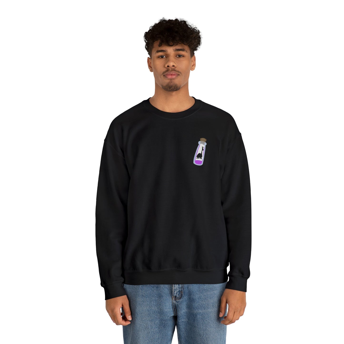 Essence of Llama Unisex Heavy Blend™ Crewneck Sweatshirt Crew neckDTGMen's Clothing#tag4##tag5##tag6#