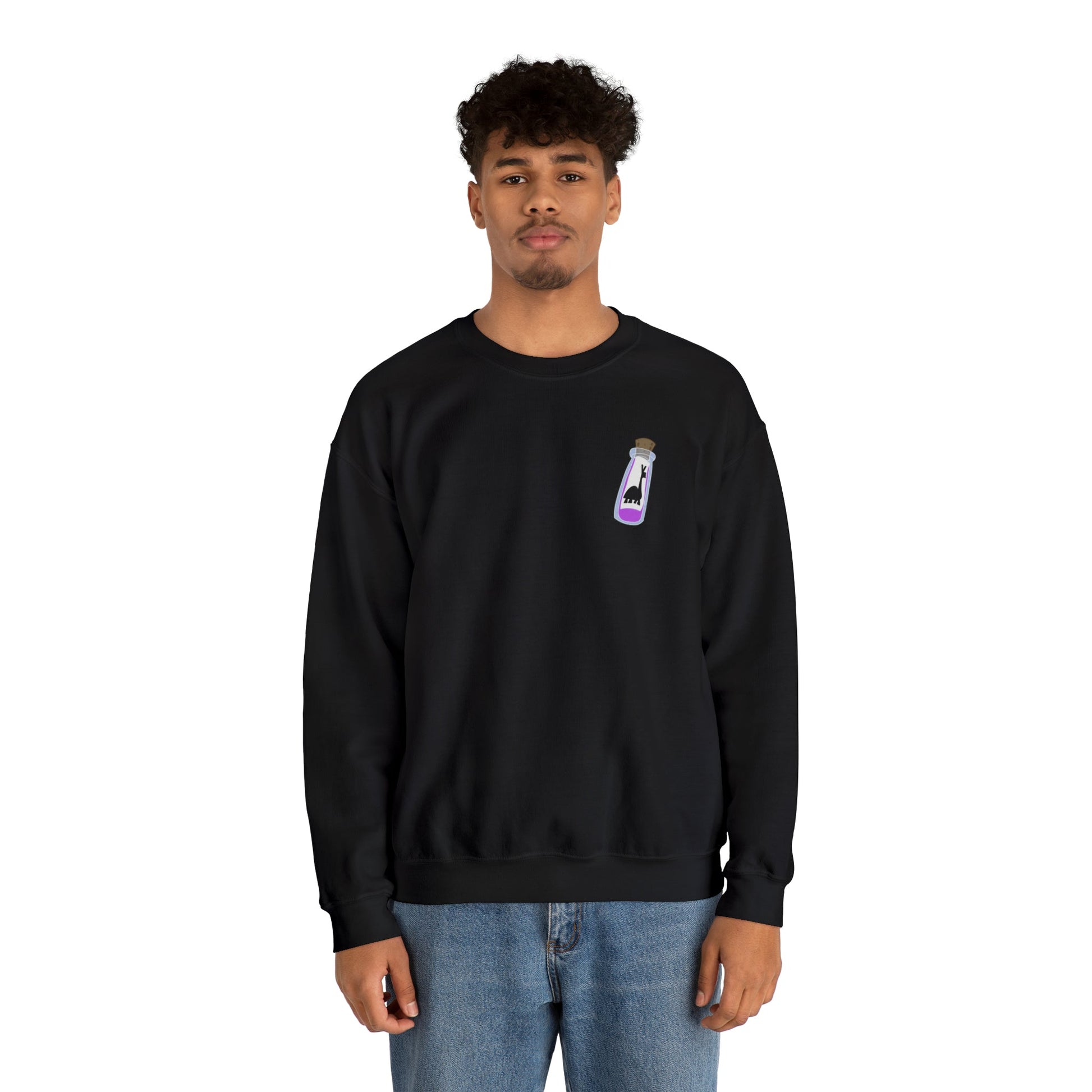 Essence of Llama Unisex Heavy Blend™ Crewneck Sweatshirt Crew neckDTGMen's Clothing#tag4##tag5##tag6#