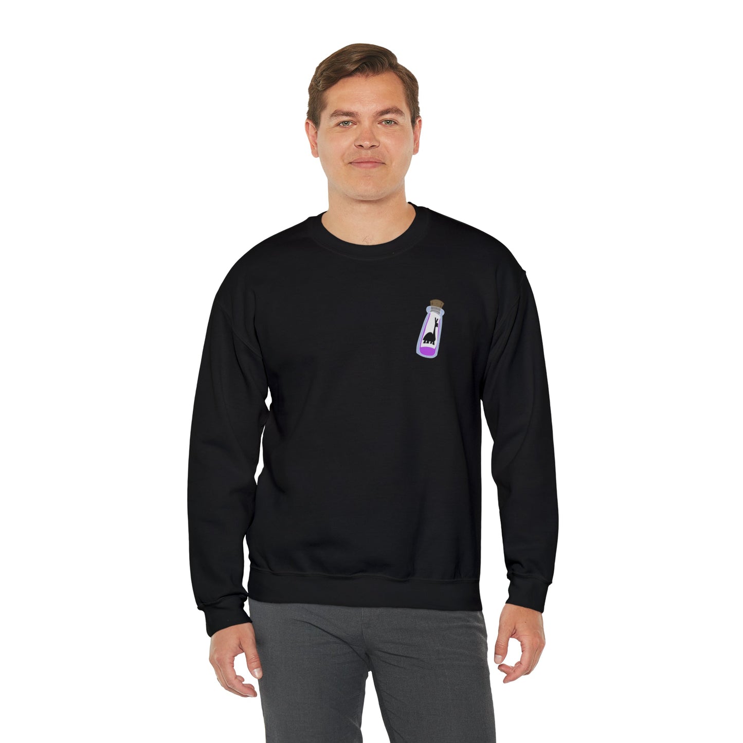 Essence of Llama Unisex Heavy Blend™ Crewneck Sweatshirt Crew neckDTGMen's Clothing#tag4##tag5##tag6#