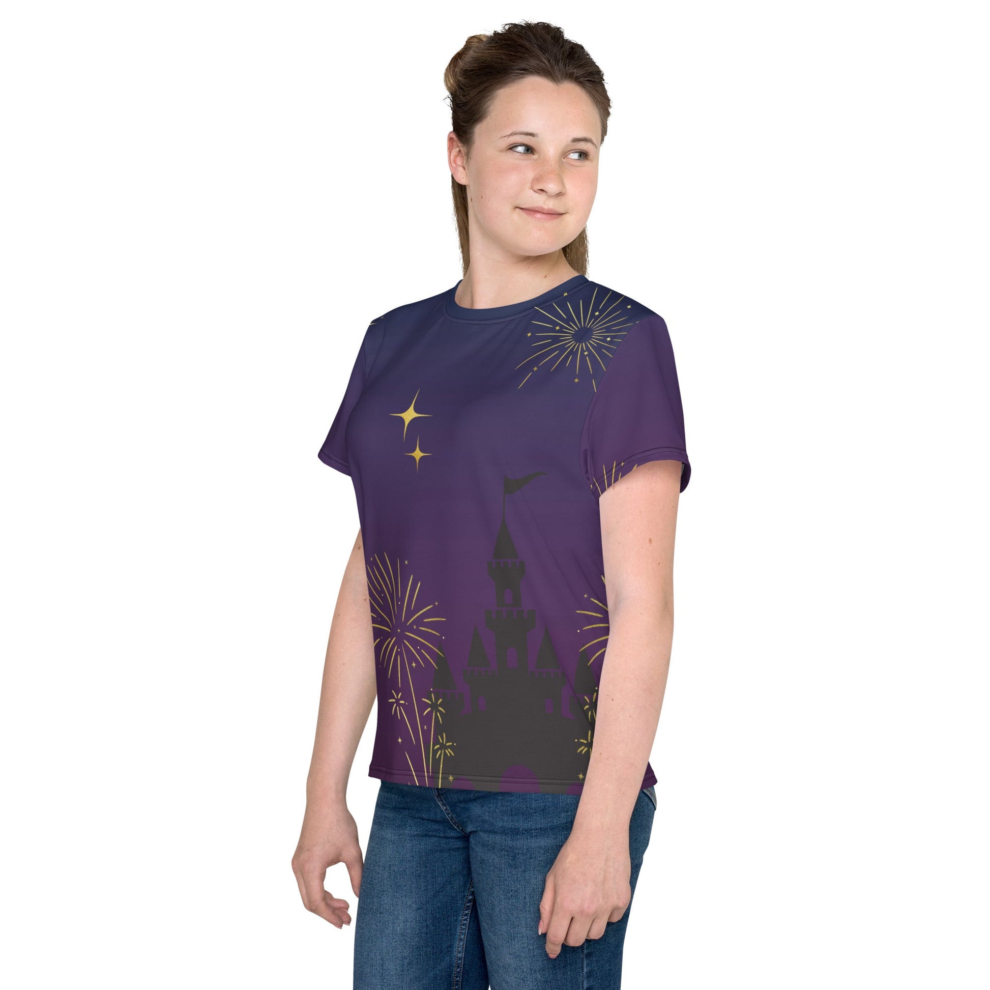 Ever After Youth crew neck t-shirt disney cosplaydisney fireworksdisney fireworks clothing#tag4##tag5##tag6#