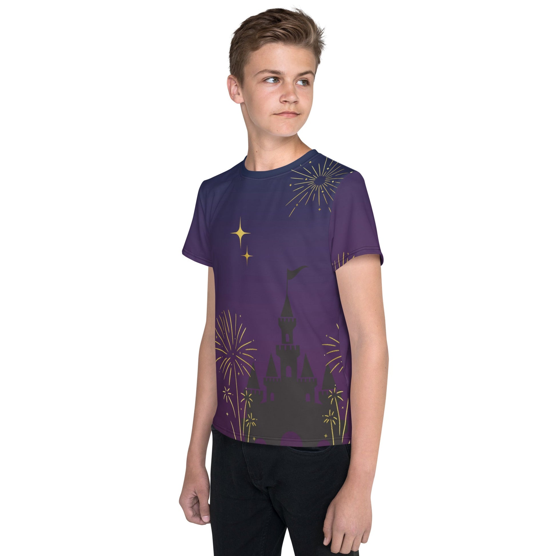 Ever After Youth crew neck t-shirt disney cosplaydisney fireworksdisney fireworks clothing#tag4##tag5##tag6#