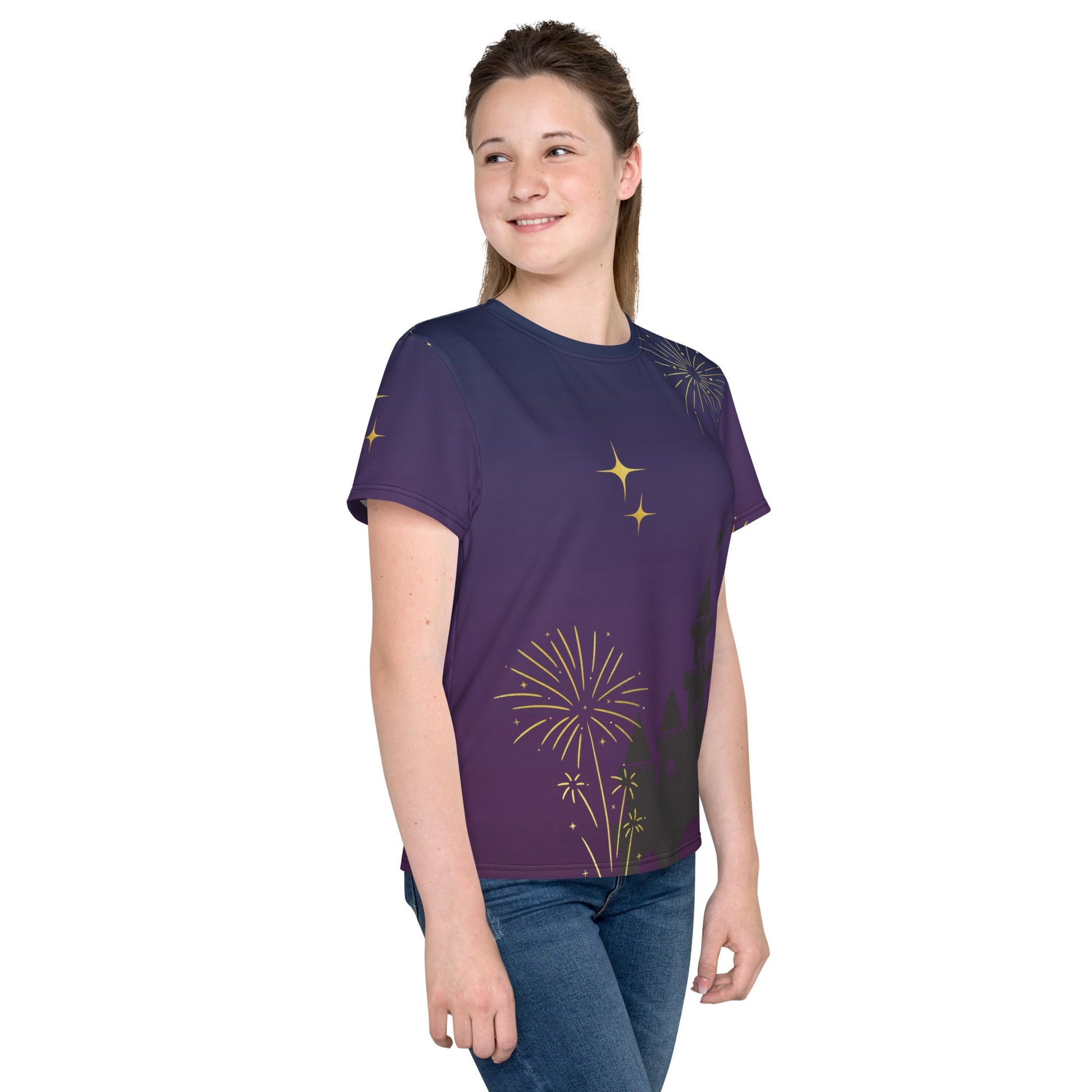 Ever After Youth crew neck t-shirt disney cosplaydisney fireworksdisney fireworks clothing#tag4##tag5##tag6#