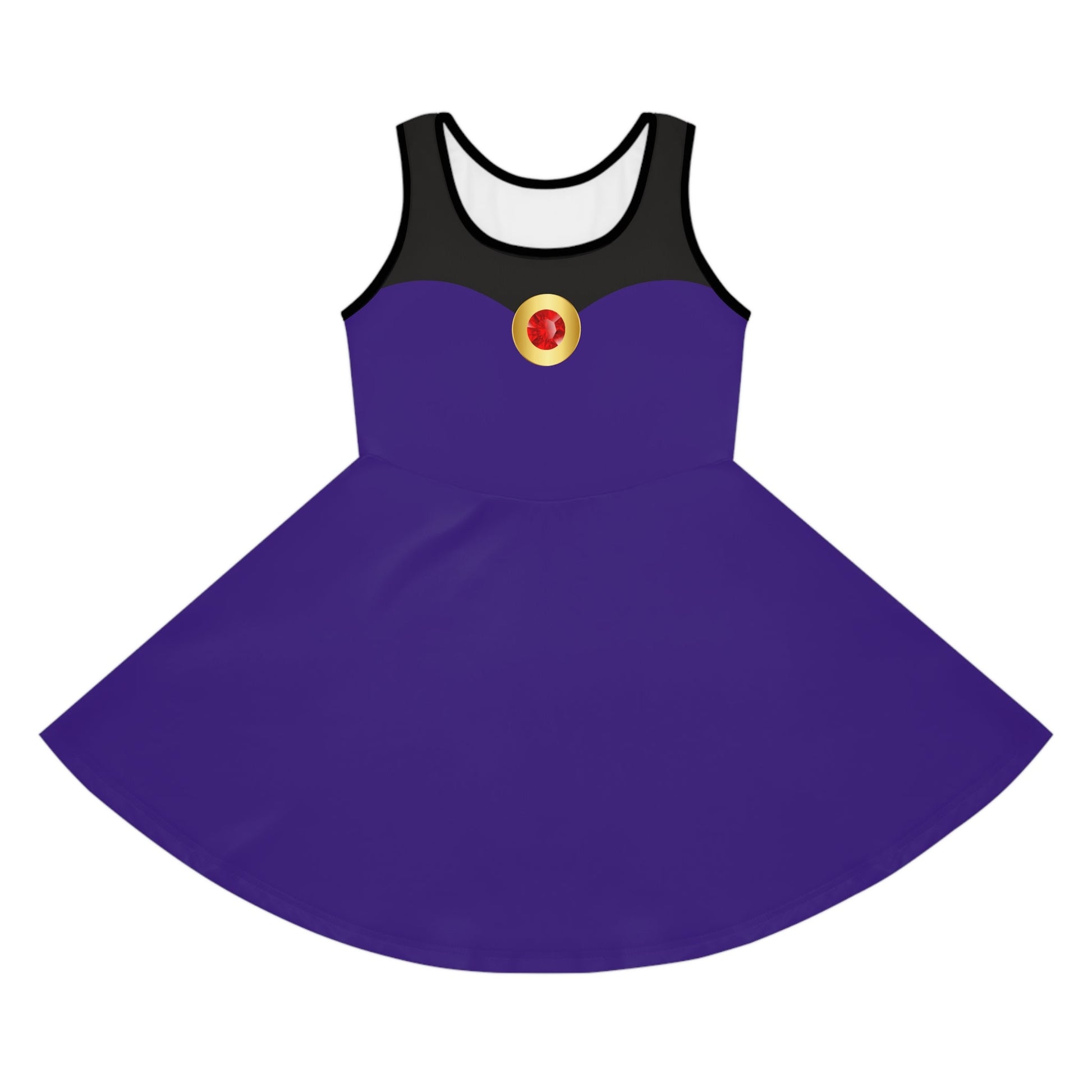 Evil Queen Girls' Sleeveless Sundress All Over PrintAOPAOP Clothing#tag4##tag5##tag6#