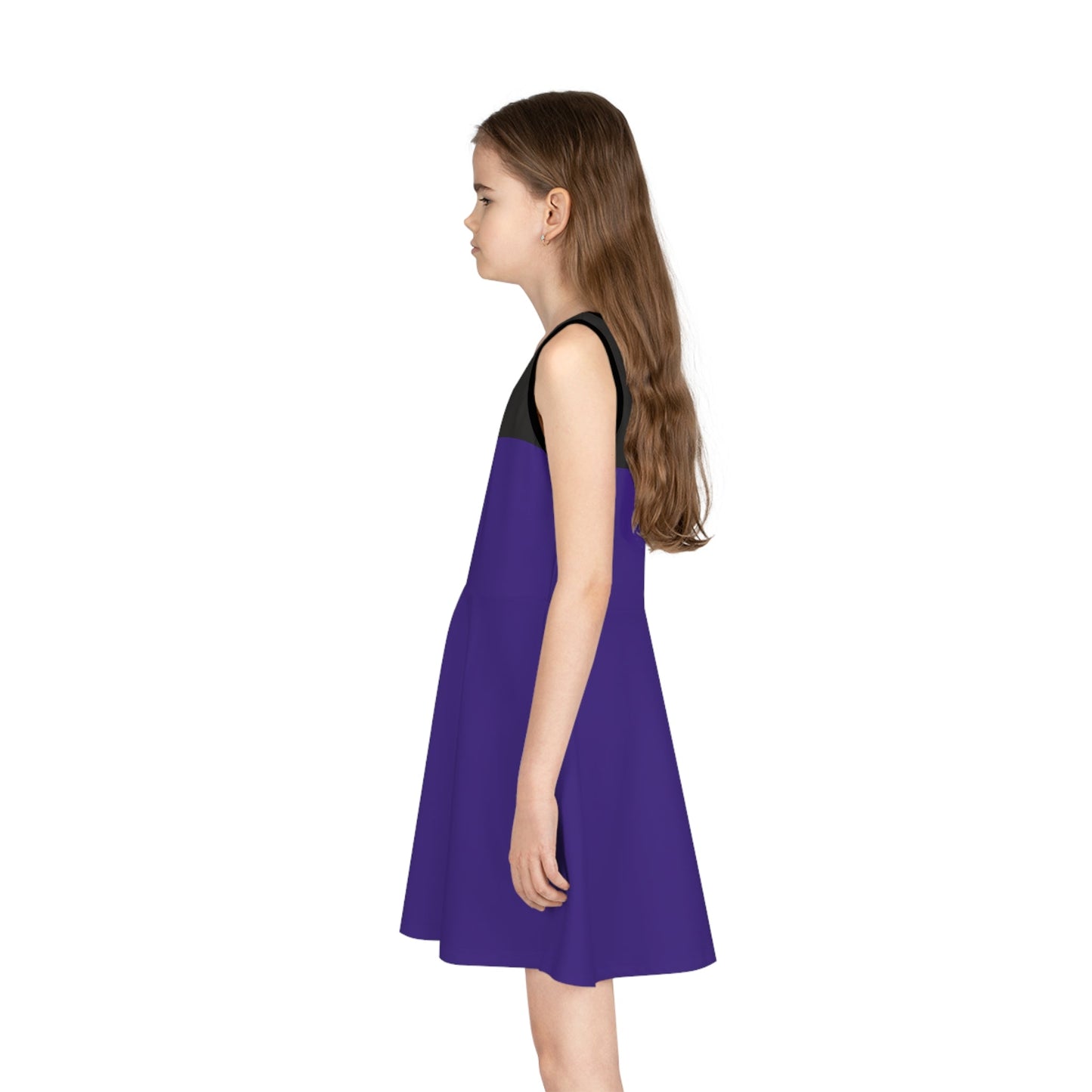 Evil Queen Girls' Sleeveless Sundress All Over PrintAOPAOP Clothing#tag4##tag5##tag6#