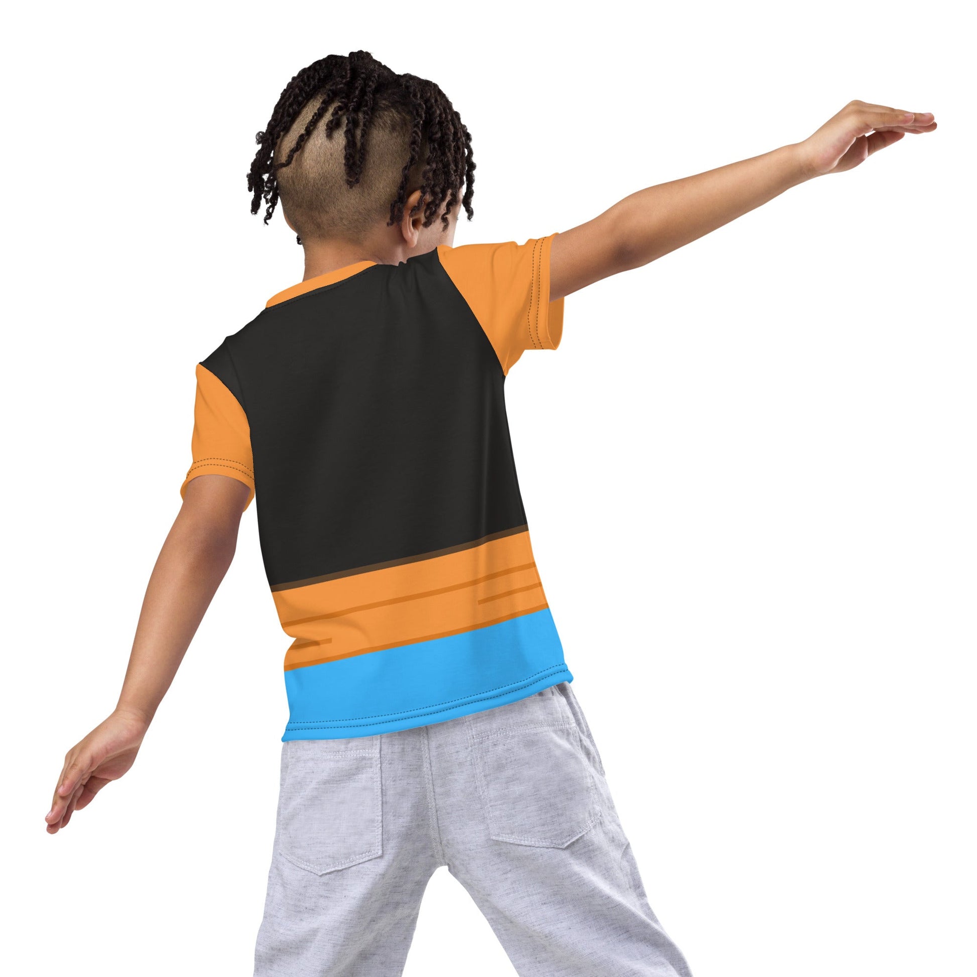 Feeling Goofy Kids crew neck t-shirt disney active weardisney boundingdisney costume#tag4##tag5##tag6#