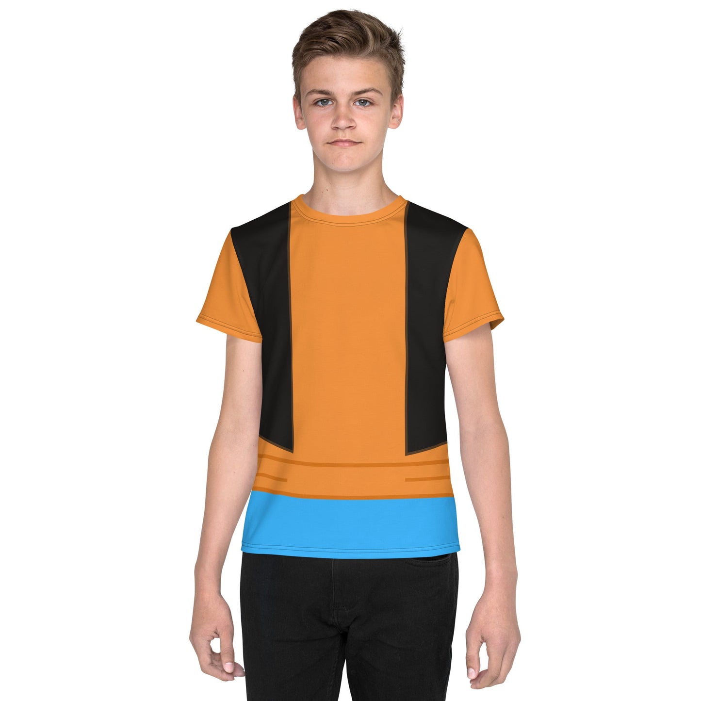 Feeling Goofy Youth crew neck t-shirt disney active weardisney boundingdisney costume#tag4##tag5##tag6#