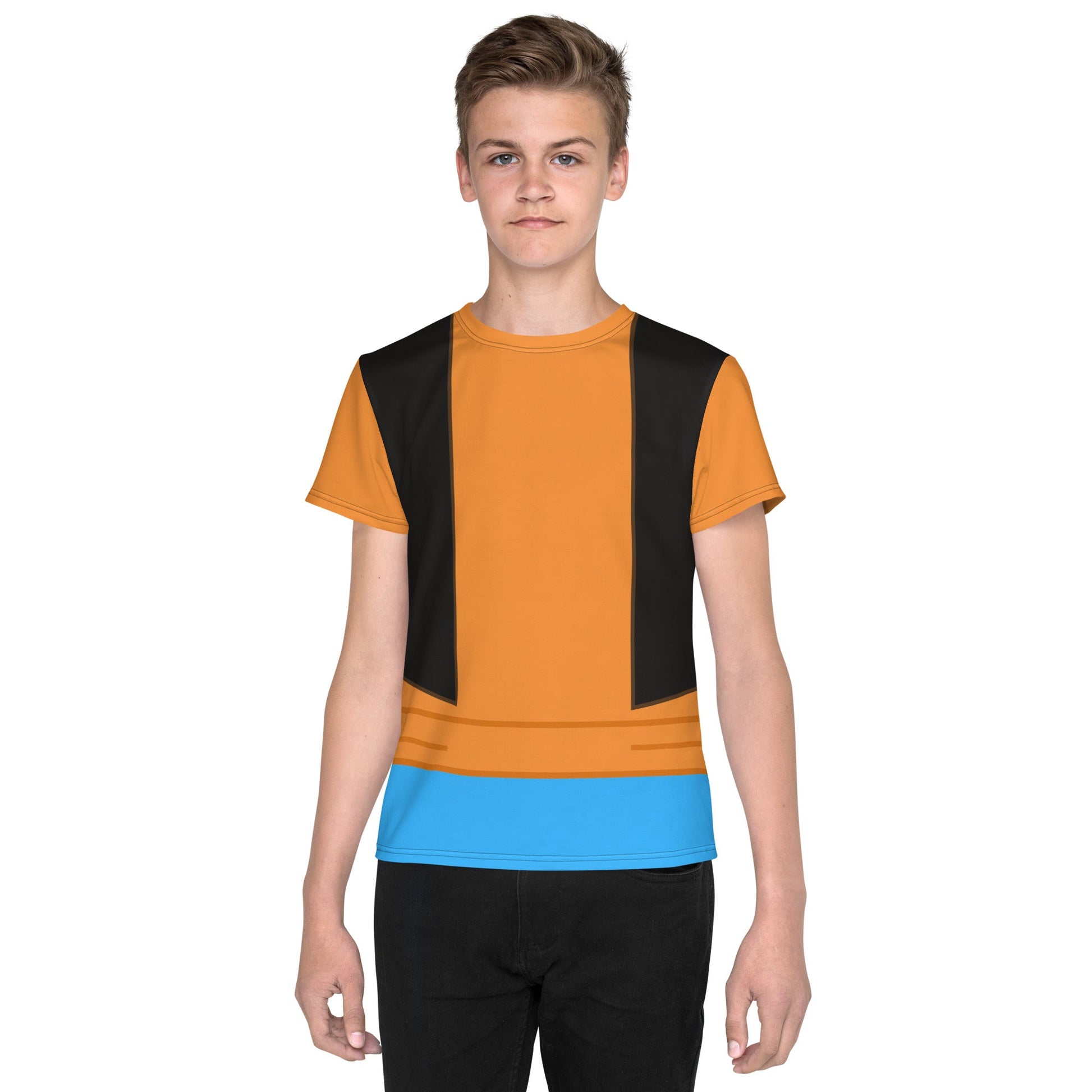 Feeling Goofy Youth crew neck t-shirt disney active weardisney boundingdisney costume#tag4##tag5##tag6#