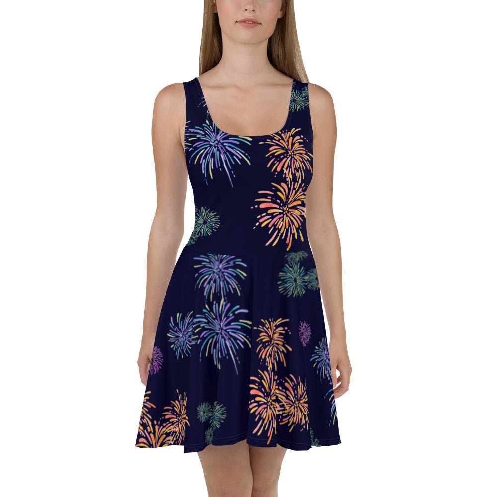 Firework Ears Skater Dress happiness is addictive#tag4##tag5##tag6#