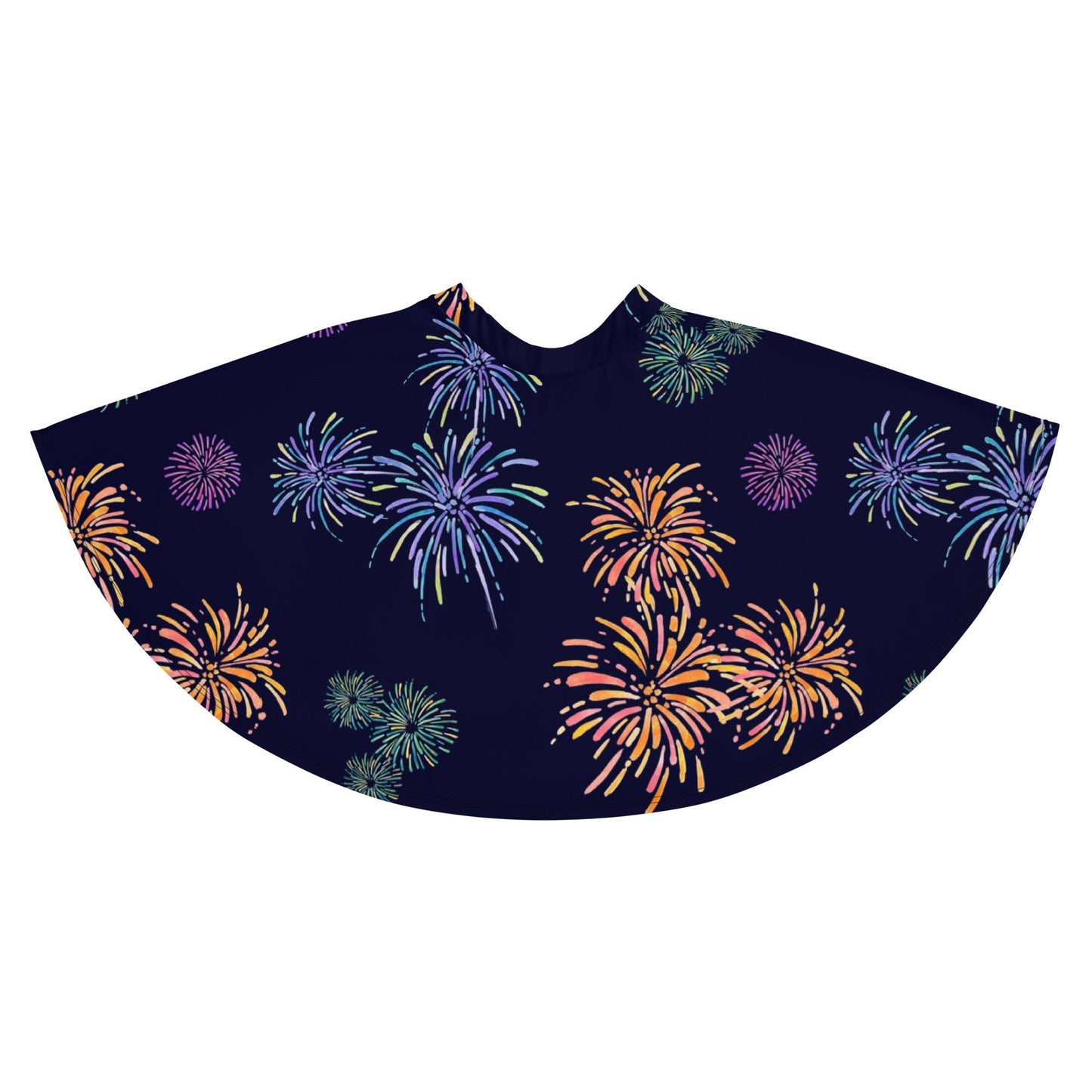 Firework Ears Skater Skirt All Over PrintcosplaySkater SkirtWrong Lever Clothing
