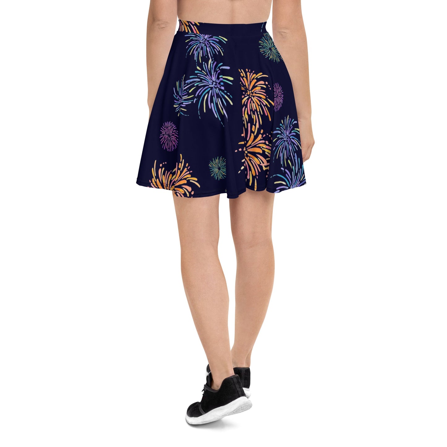 Firework Ears Skater Skirt All Over PrintcosplaySkater SkirtWrong Lever Clothing