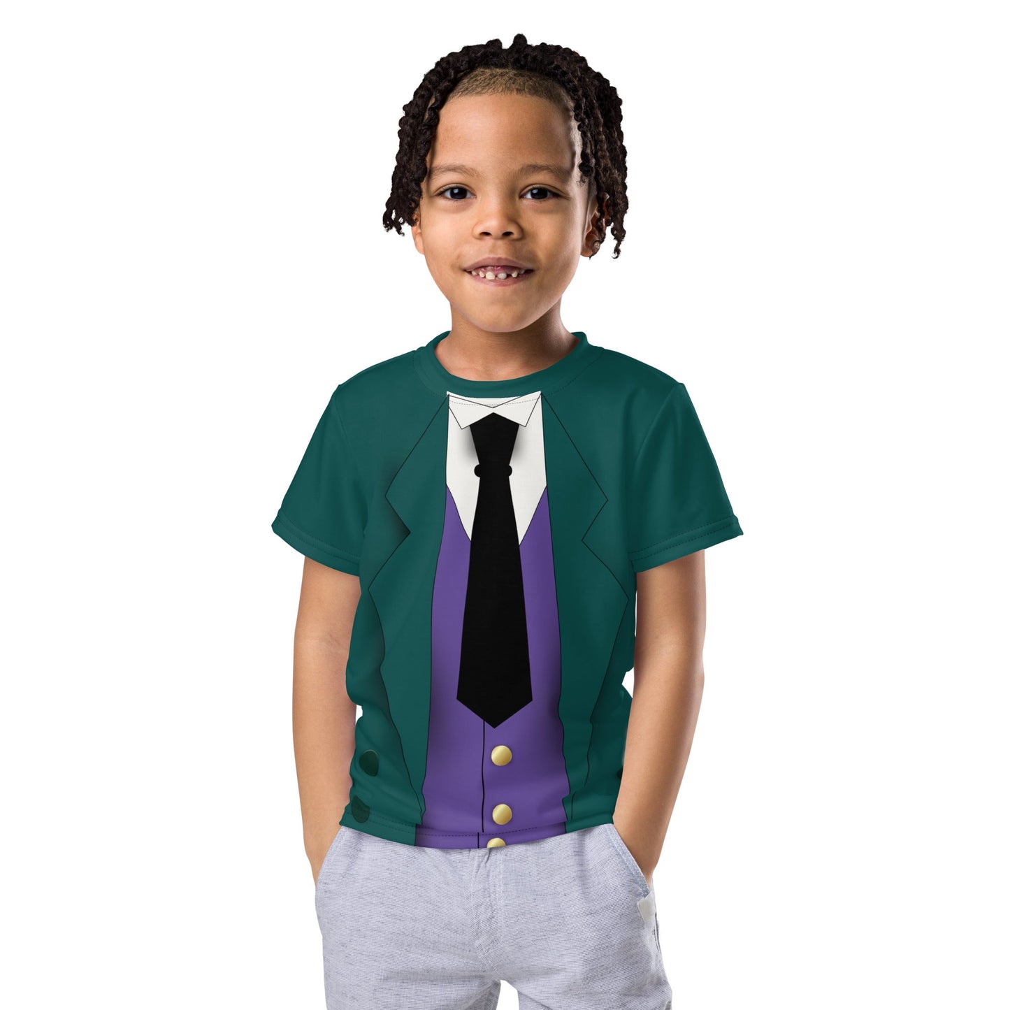 Foolish Mortal Host Kids crew neck t-shirt active wearboundingcast member#tag4##tag5##tag6#