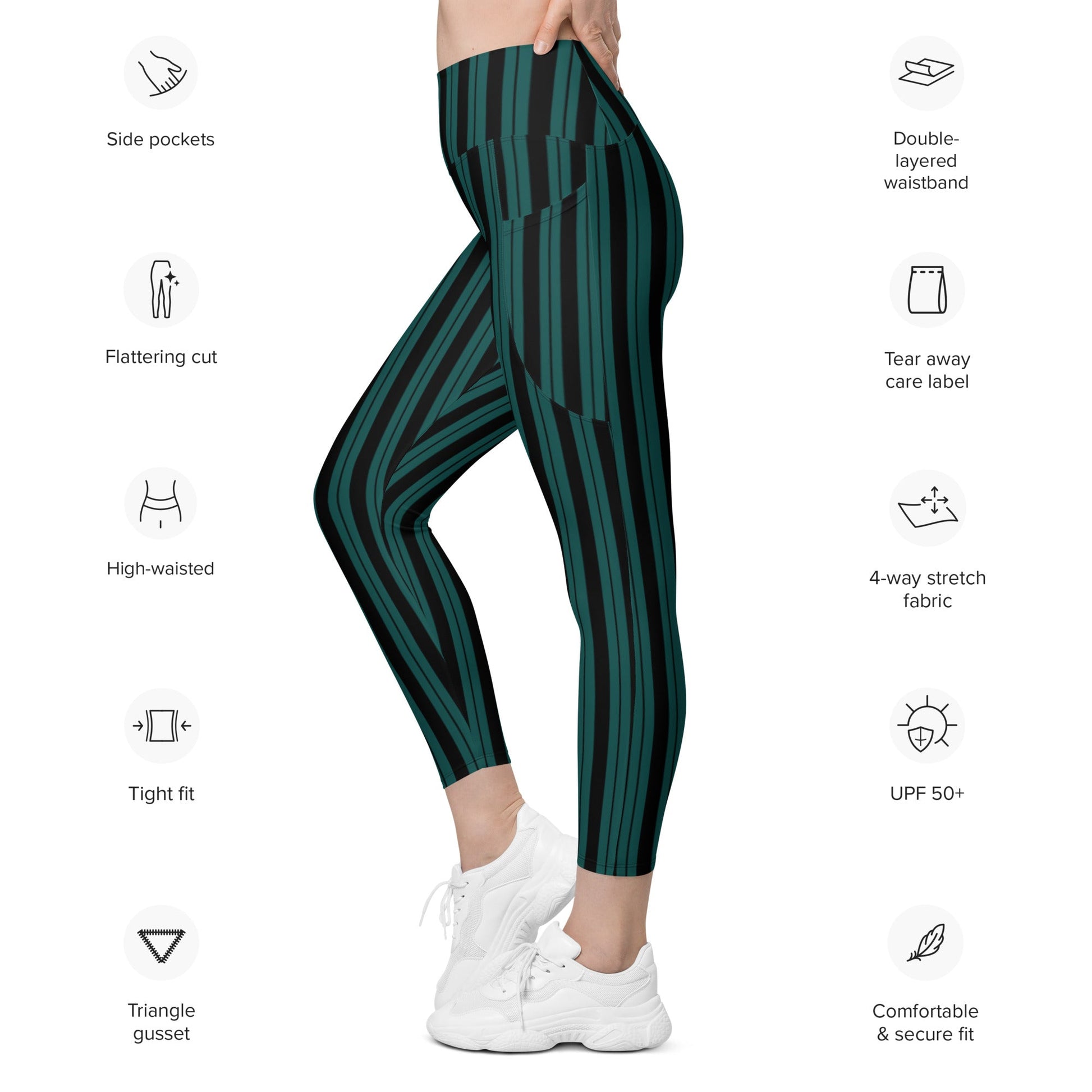 Ghost Host Leggings with pockets- Cosplay, Costume, Bounding Style cast member costumedisney boundingdisney halloween#tag4##tag5##tag6#
