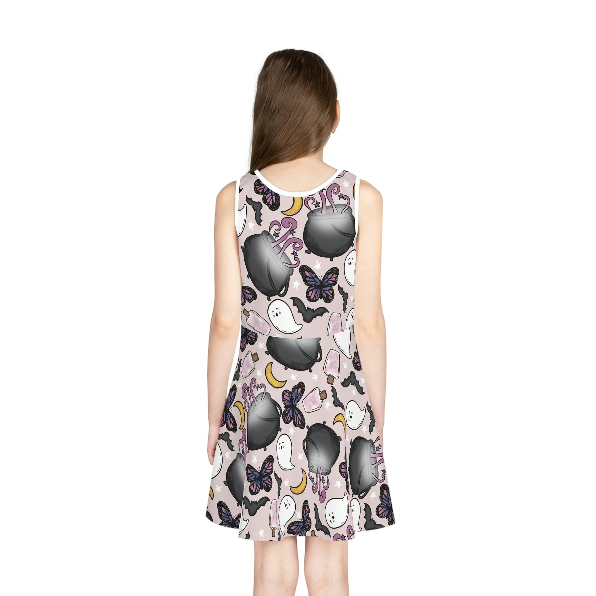 Girls' Sleeveless Sundress (AOP) All Over PrintAOPAOP Clothing#tag4##tag5##tag6#