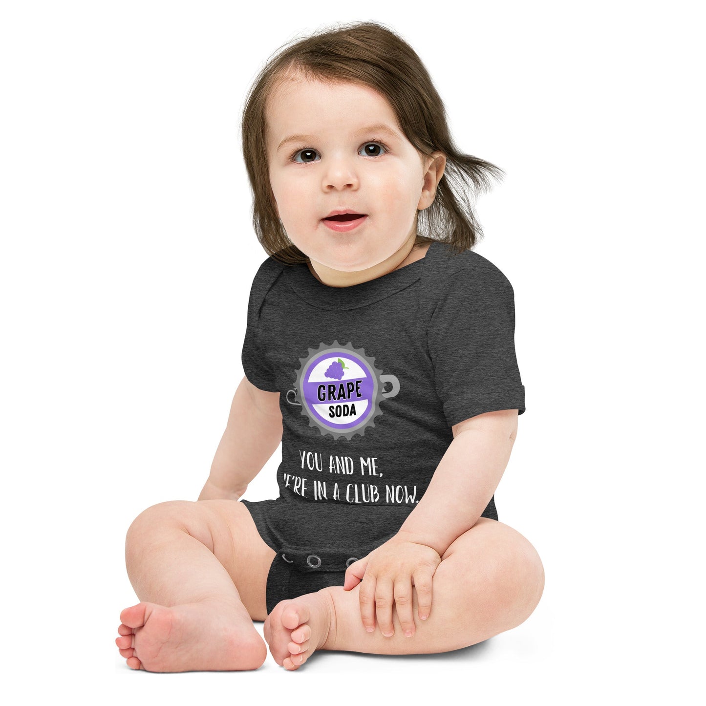 Grape Soda Baby short sleeve one piece 100 years of wonderbabyshower giftdisney baby#tag4##tag5##tag6#