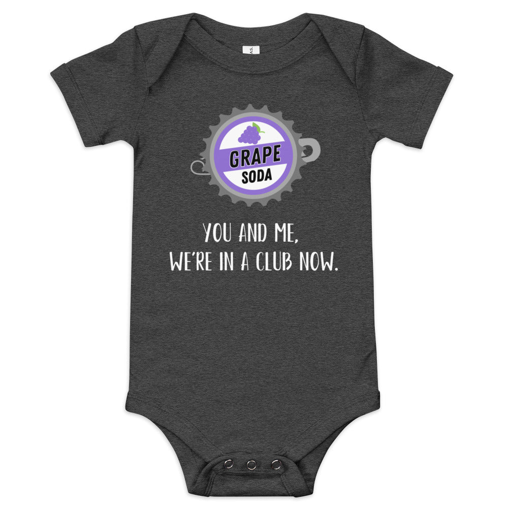 Grape Soda Baby short sleeve one piece 100 years of wonderbabyshower giftdisney baby#tag4##tag5##tag6#