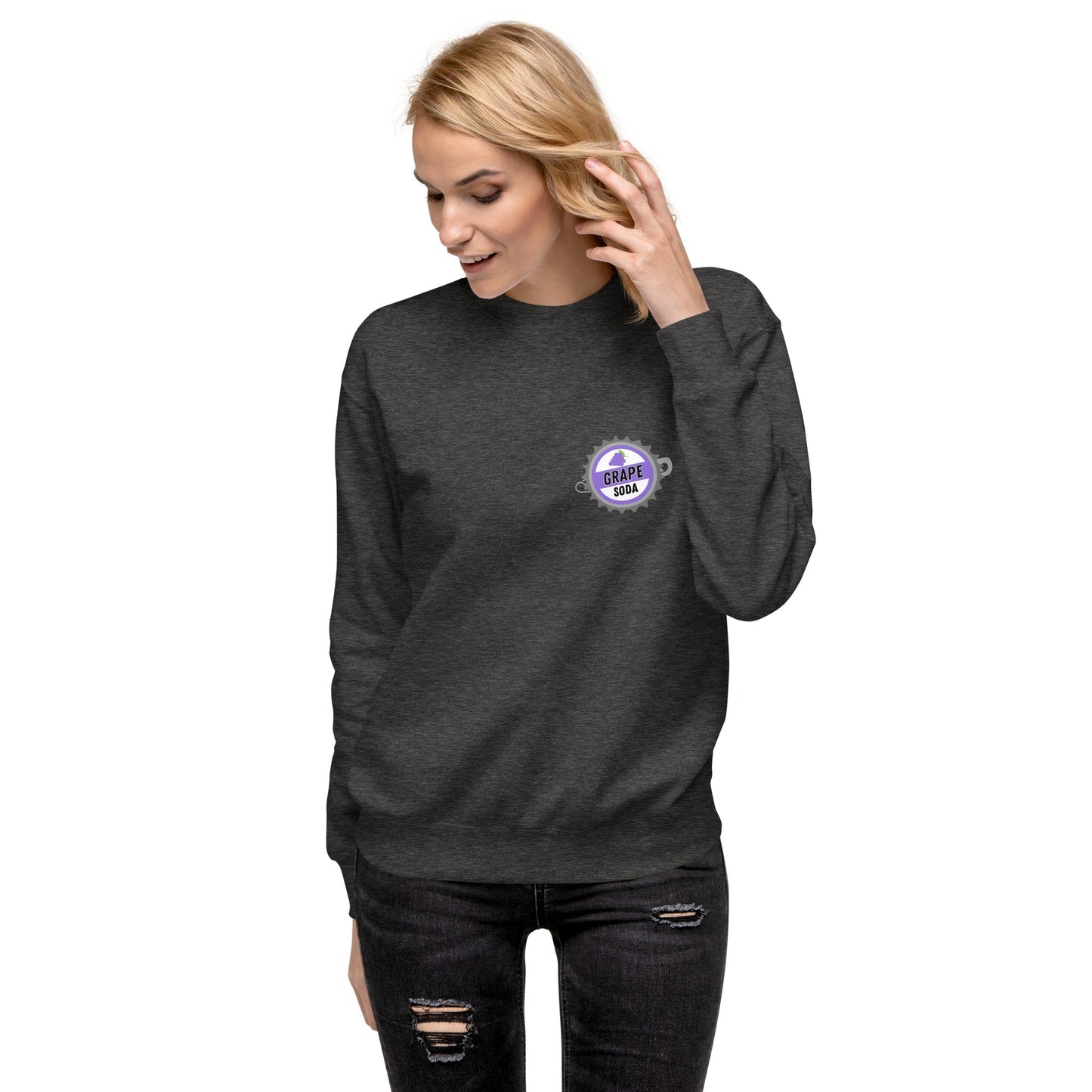 Grape Soda Unisex Premium Sweatshirt 100 years of wonderdisney giftdisney gifts#tag4##tag5##tag6#