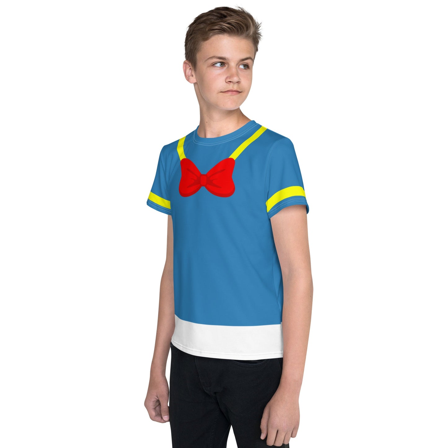 Grumpy Duck Youth crew neck t-shirt active disney familydisney babydisney cosplay#tag4##tag5##tag6#