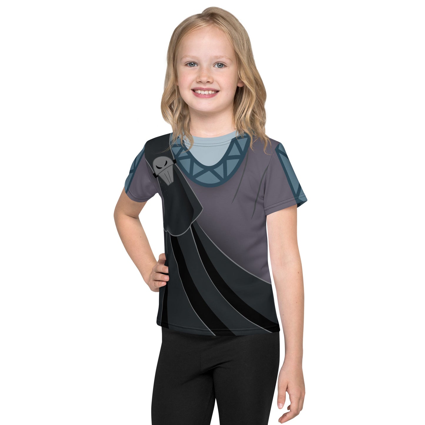 Hades Hercules Kids crew neck t-shirt disney halloweendisney herculesdisney villain#tag4##tag5##tag6#