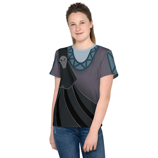 Hades Hercules Youth crew neck t-shirt disney halloweendisney herculesdisney villain#tag4##tag5##tag6#