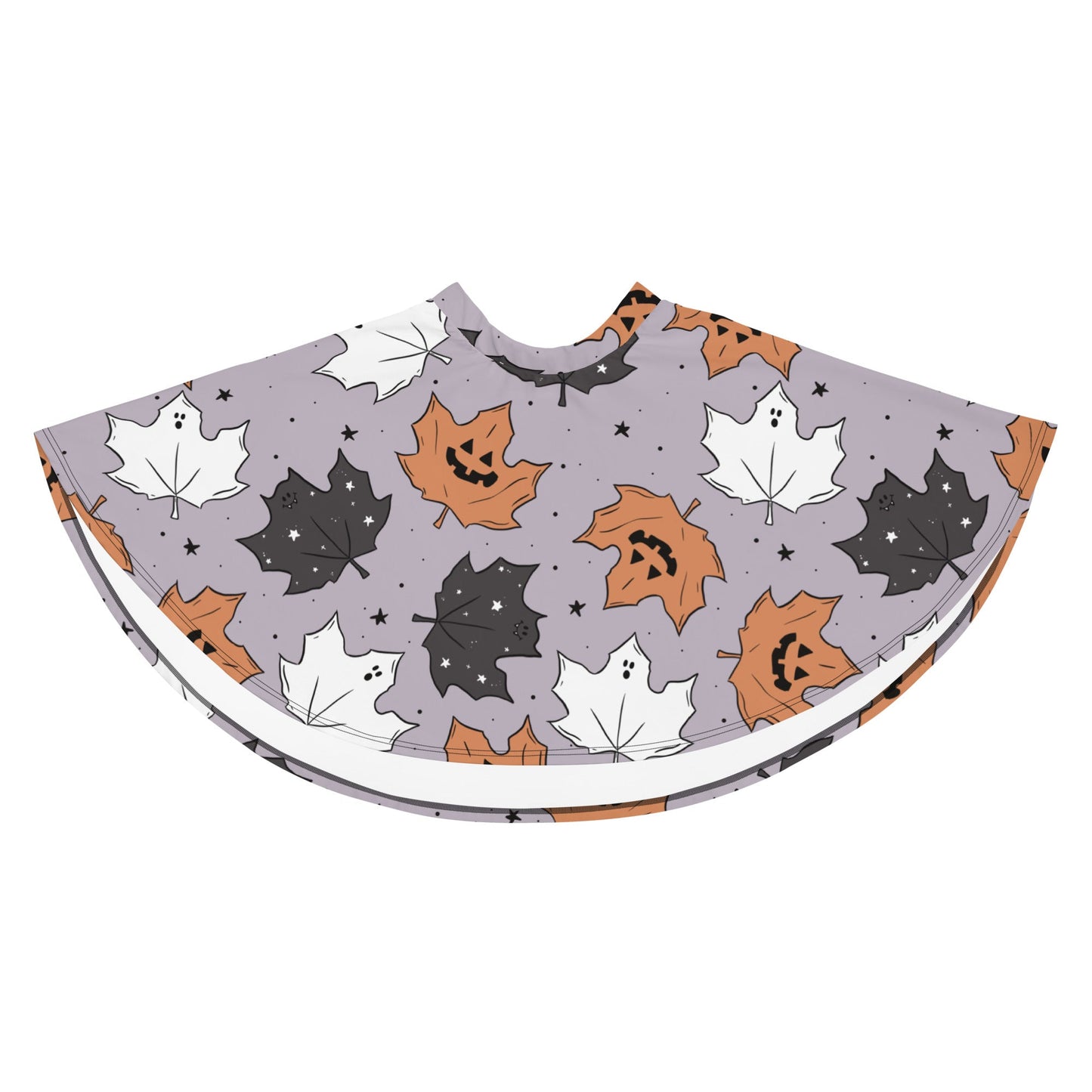 Halloween Maple Leaves Skater Skirt - Brittany Frost Designs disneylanddisneyworldfun halloween skirt#tag4##tag5##tag6#