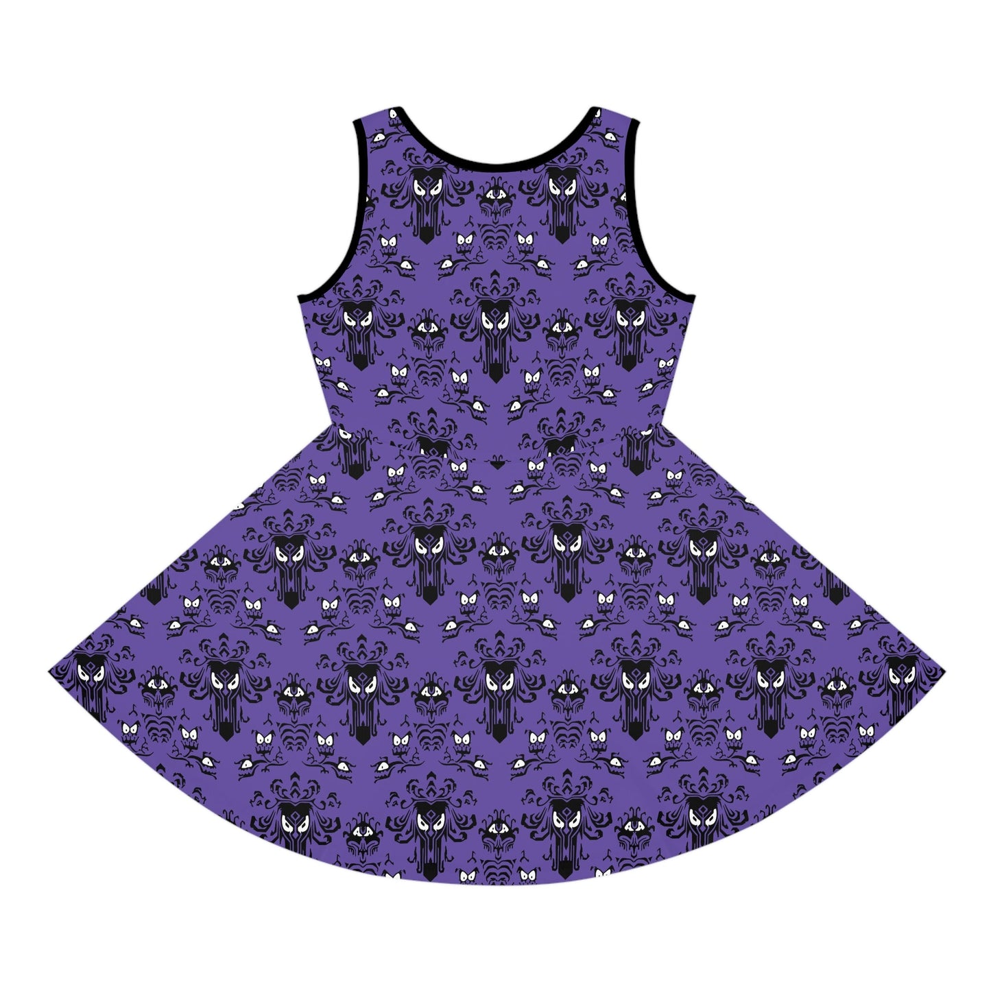 Haunted House Girls' Sleeveless Sundress All Over PrintAOPAOP Clothing#tag4##tag5##tag6#