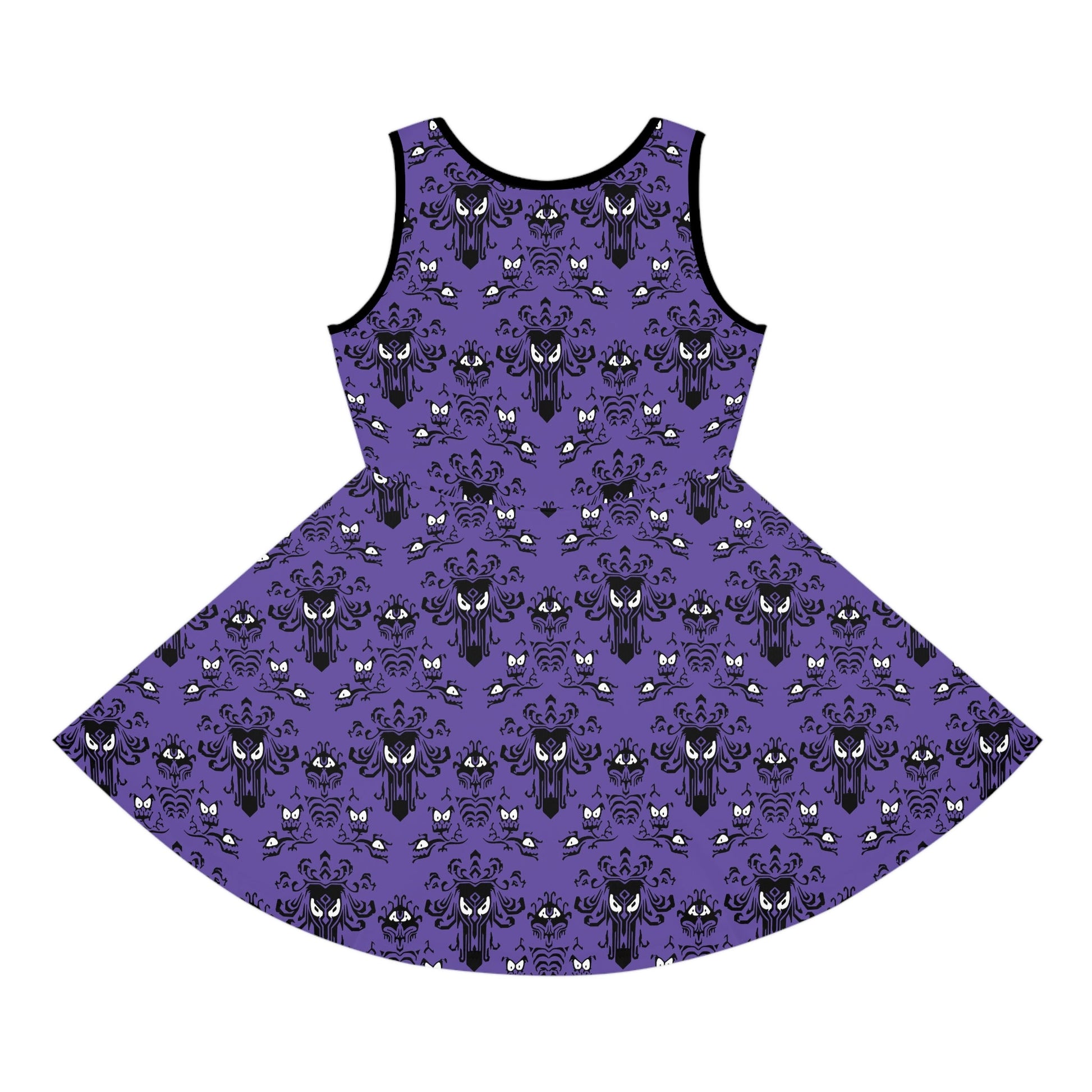 Haunted House Girls' Sleeveless Sundress All Over PrintAOPAOP Clothing#tag4##tag5##tag6#