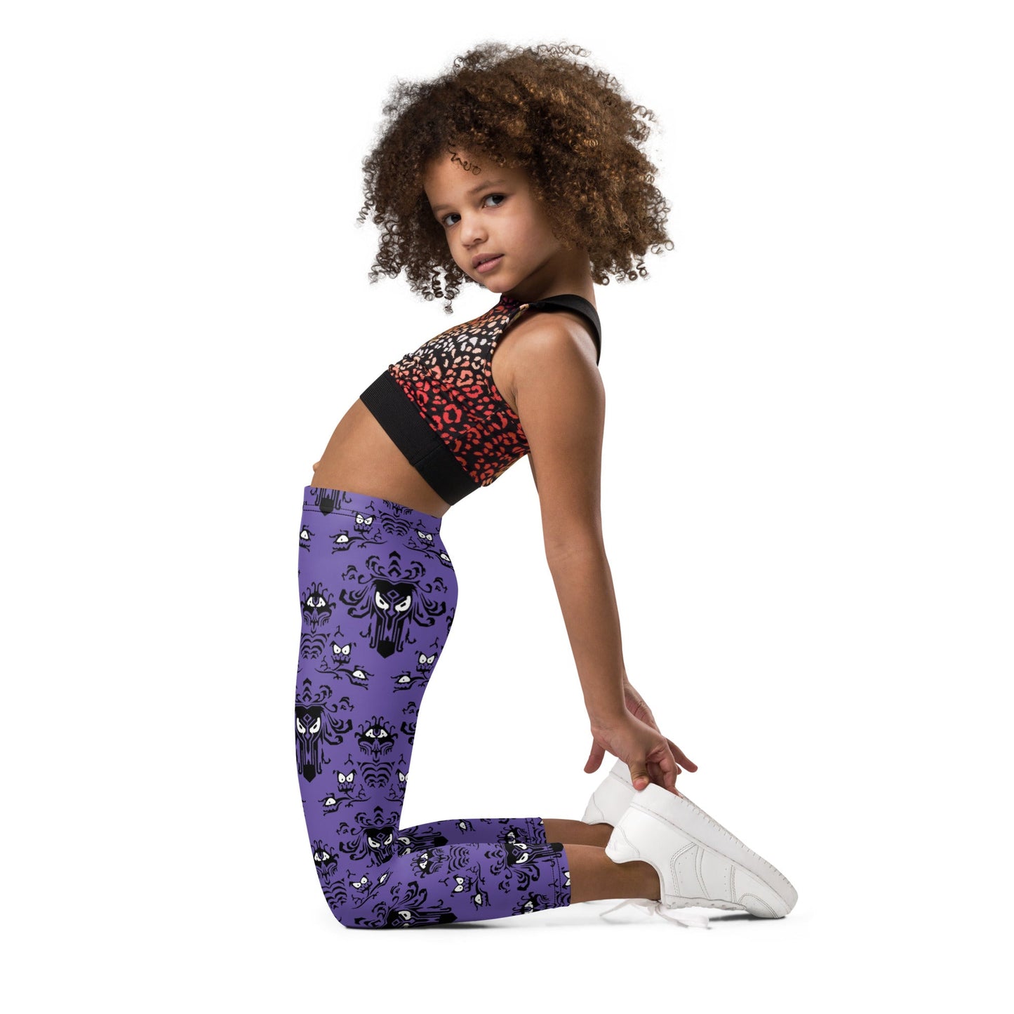 Haunted House Kid's Leggings active wearboo to youcosplay#tag4##tag5##tag6#