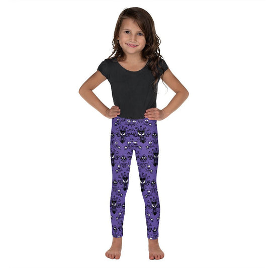 Haunted House Kid's Leggings active wearboo to youcosplay#tag4##tag5##tag6#