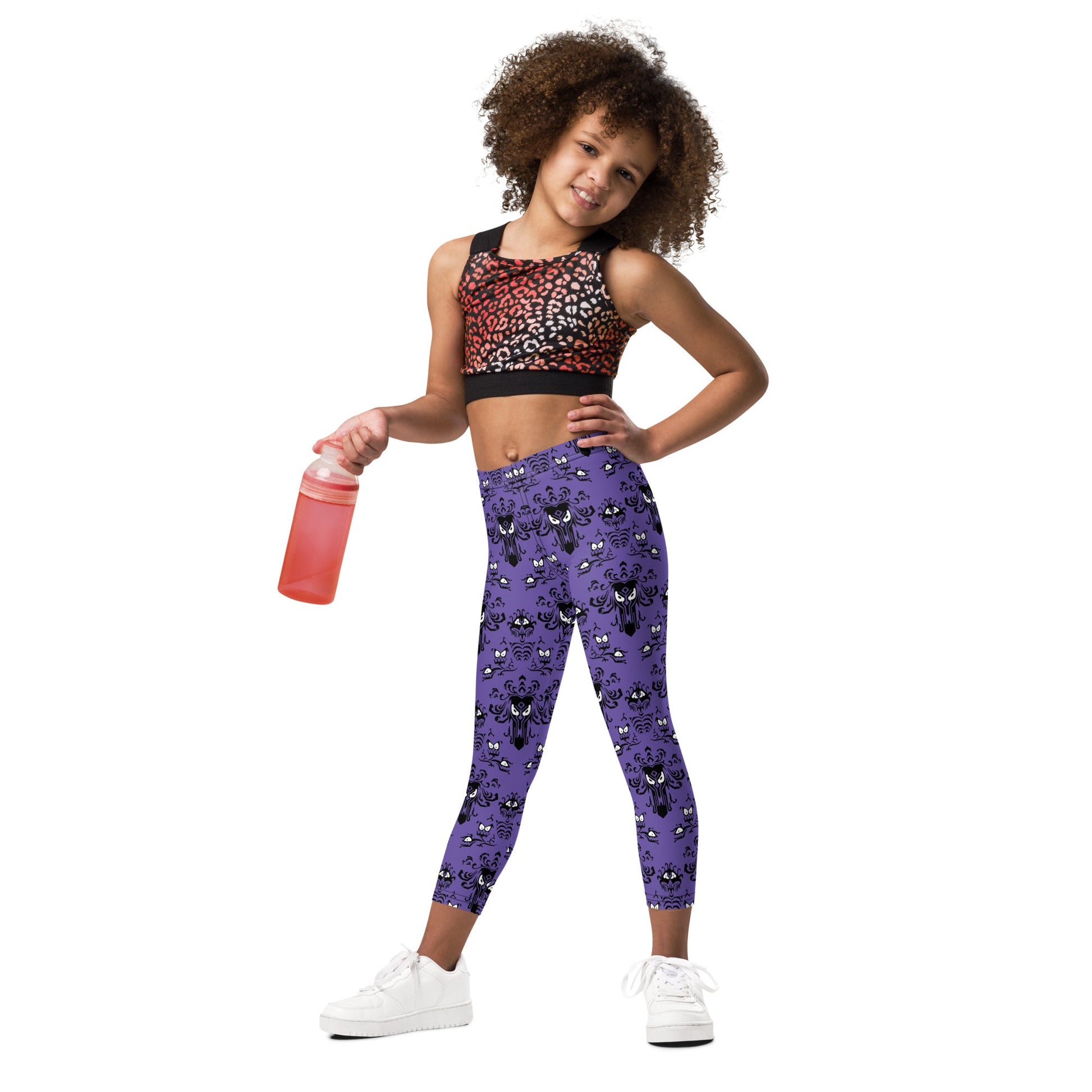 Haunted House Kid's Leggings active wearboo to youcosplay#tag4##tag5##tag6#