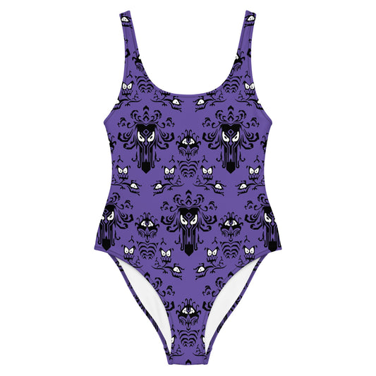 Haunted House One-Piece Swimsuit active disney familyadult disneyWrong Lever Clothing