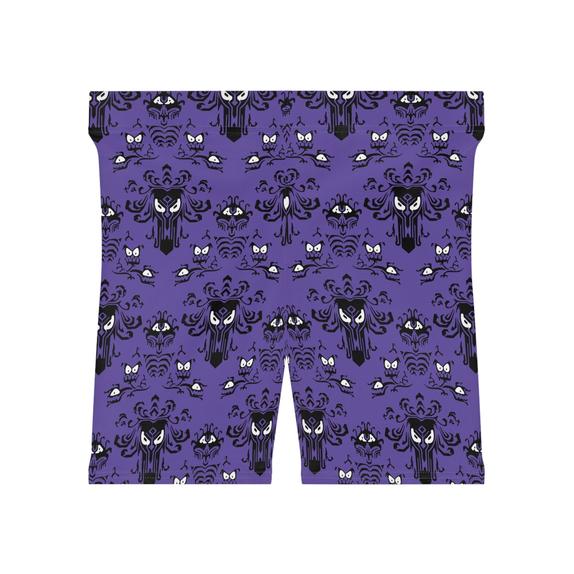 Haunted House Women's Biker Shorts All Over PrintAOPAOP Clothing#tag4##tag5##tag6#