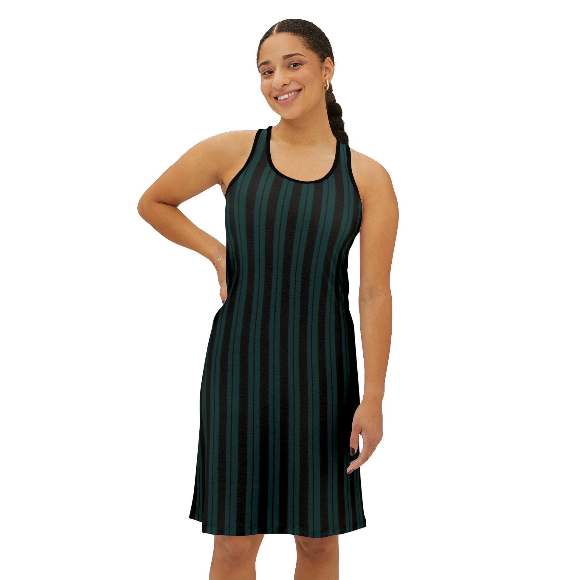 Haunted House Worker Women's Racerback Dress All Over PrintAOPTank TopWrong Lever Clothing