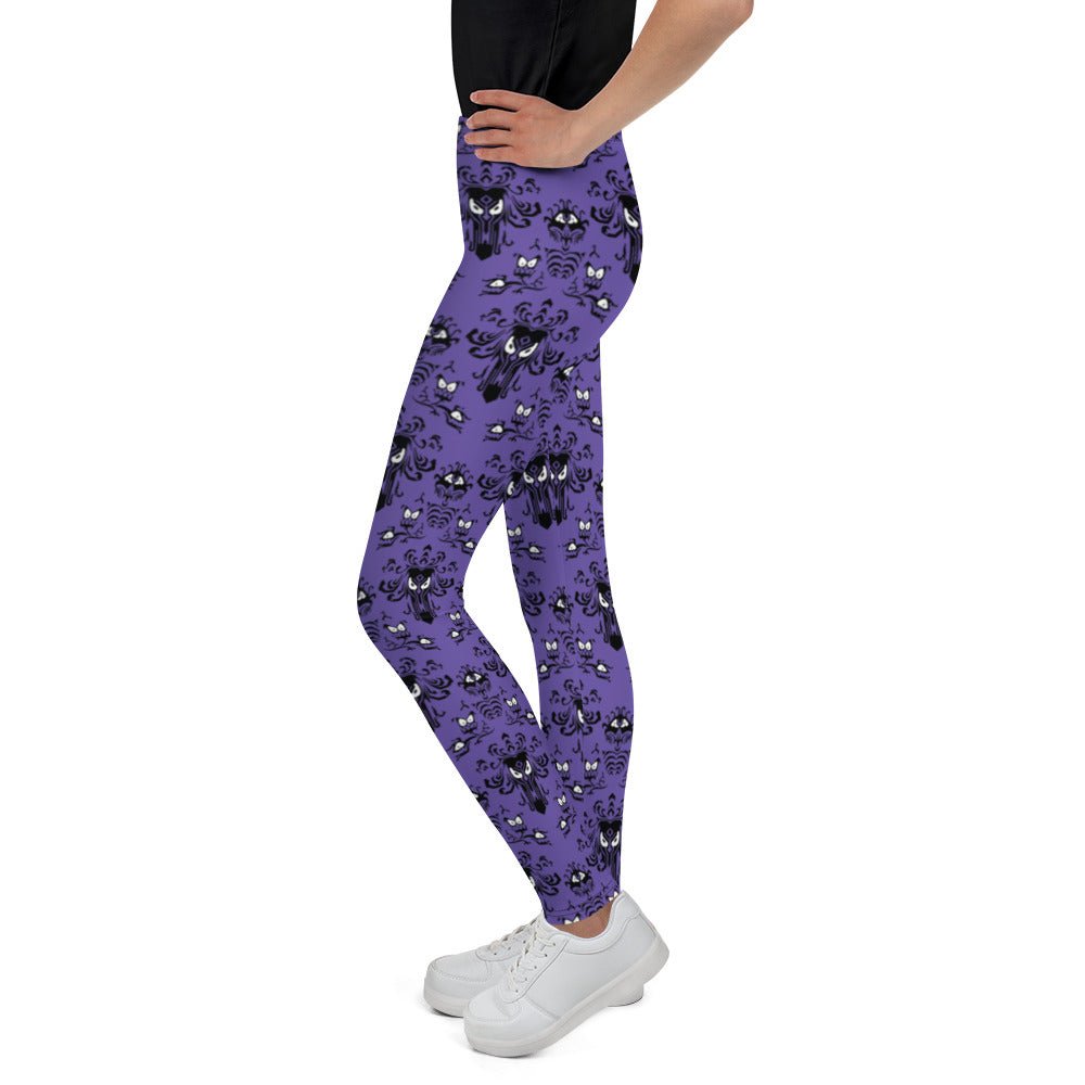 Haunted House Youth Leggings active wearboo to youcosplay#tag4##tag5##tag6#
