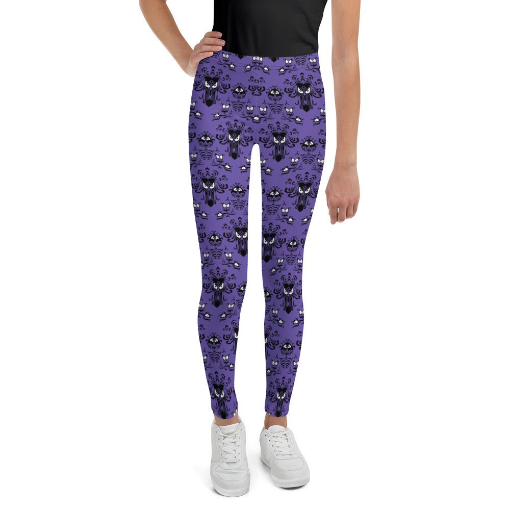 Haunted House Youth Leggings active wearboo to youcosplay#tag4##tag5##tag6#