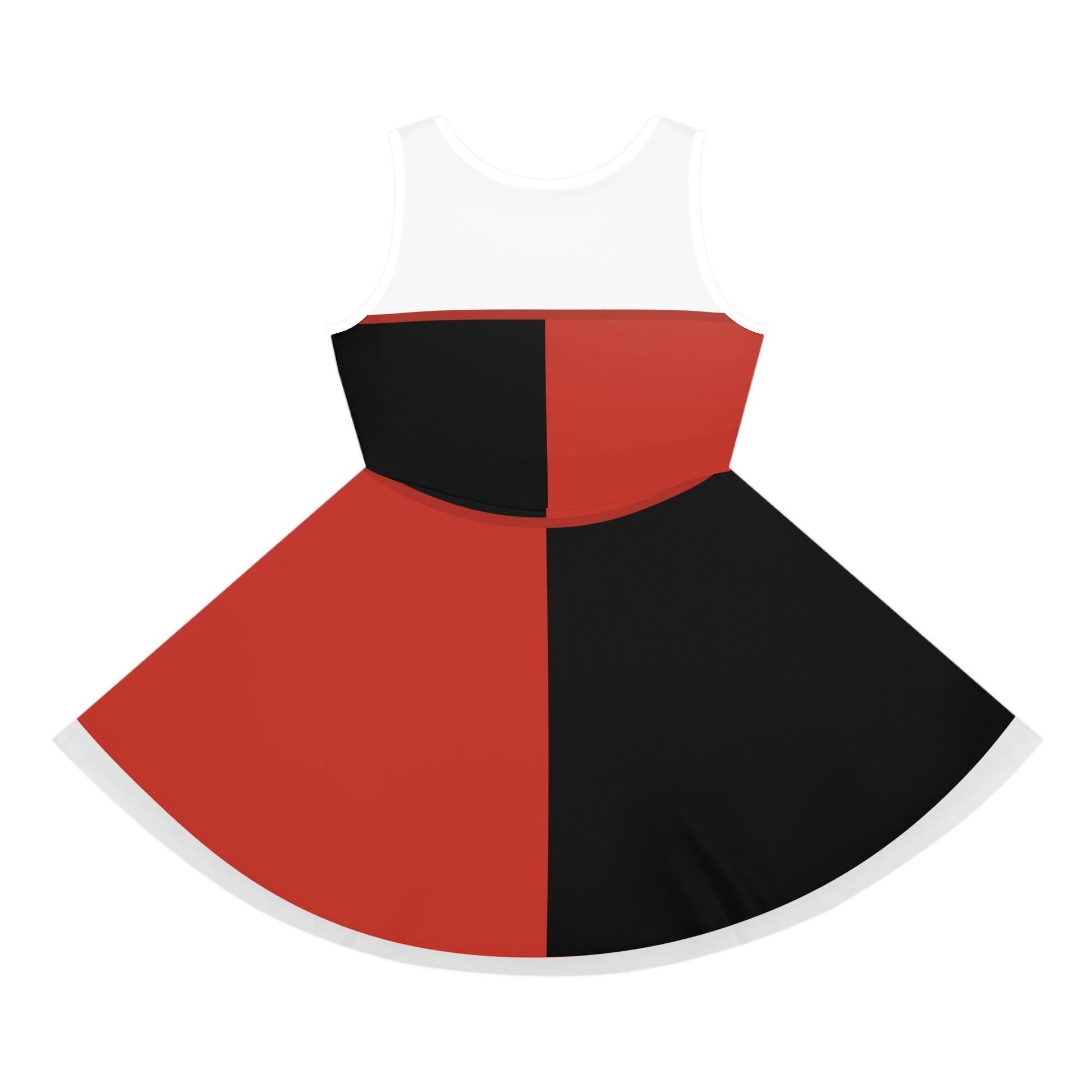 Heart Queen Girls' Sleeveless Sundress alice in wonderlandAll Over PrintAOP#tag4##tag5##tag6#
